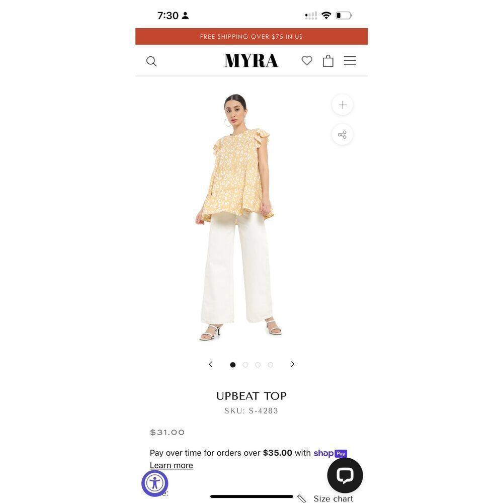 Myra bag USA upbeat top tiered medium yellow gold‎ and white
